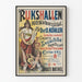 Vintage-Poster Rijks Hallen Musik und Unterhaltung