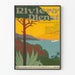Vintage-Riviera-Dienst-Poster – Wanddekoration für Reise und Meer im Mittelmeerraum