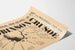 Vintage-Typografie-Poster Robinson Crusoe