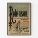 Vintage-Poster Robinson Crusoe deutsche Übersetzung Böttger
