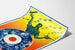 Vintage-Poster Roll'em Out - Retro-Wanddekoration mit Flugzeugen und Industrie