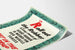 Vintage-Poster Roll Out The Rubber für patriotische Wanddekoration