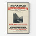 Vintage-Poster Romsdals Automobilselskap A/S
