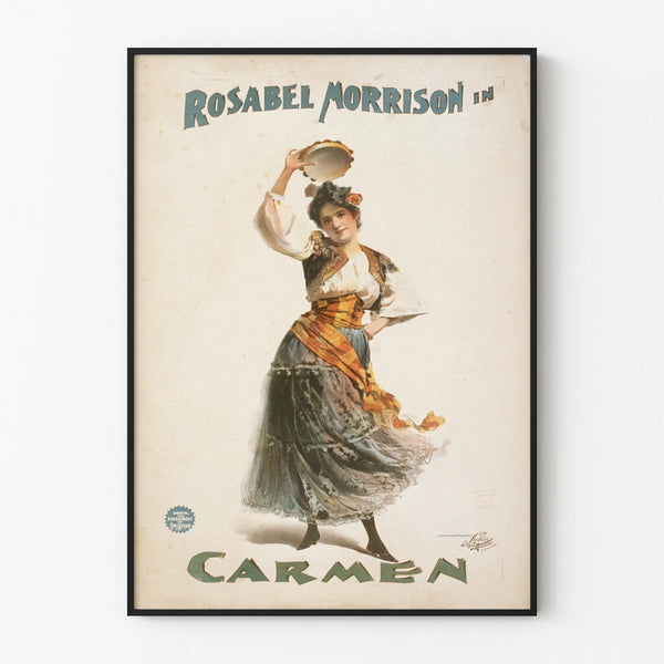 Vintage-Poster Rosabel Morrison in Carmen