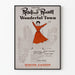 Vintage-Poster Wundervolle Stadt mit Rosalind Russell