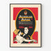 Vintage-Poster Rot-Weiß-Rote Redoute 1914 Kunstvolle Wanddekoration