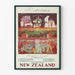 Vintage-Poster Rotorua Neuseeland - Wanddekoration für Spa und Thermalquellen