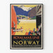 Vintage-Poster Royal Mail Line Kreuzfahrten in Norwegen