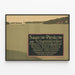 Vintage-Poster Saarow-Pieskow am Ufer des Scharmützelsees — gerahmtes Bild an der Wand