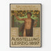 Vintage-Poster der Sächsisch-Thüringischen Industrie- und Gewerbeausstellung 1897