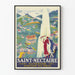 Vintage-Poster Saint-Nectaire Casino Auvergne Golf Station du Rein