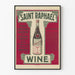 Vintage-Poster Saint Raphael Wein Wanddekoration