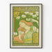 Dekoratives Poster Sainte Marie des Fleurs Jugendstil