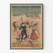 Vintage-Poster Großes Maskenball Charleroi Société l'Avenir