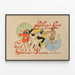 Poster Salon des Cent - Ausstellung Galeries de la Plume — gerahmtes Bild an der Wand