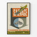 Vintage-Poster Salvage Is Vital - Industrielle Wanddekoration