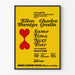 Theaterposter Same Time Next Year – Vintage-Ästhetik und elegante Typografie