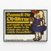Deutscher Vintage-Poster zur Sammlung von Fruchtkernen — gerahmtes Bild an der Wand