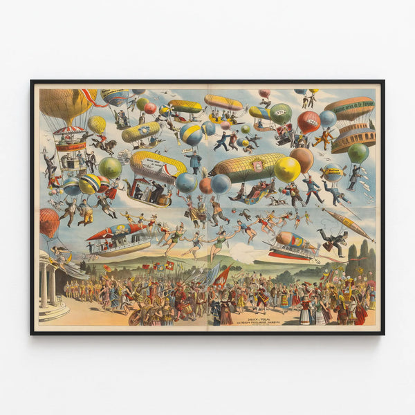 sanatoir-aerien-du-docteur-farceur-bureau-volant-de-mariage-police-aerienne-objets-volants-de-fantaisie