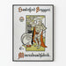Vintage-Poster Sandefjord Bryggeri Mineralwassermarke Wanddekoration