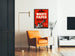 Vintage-Poster Save Waste Paper – Engagierte Wanddekoration