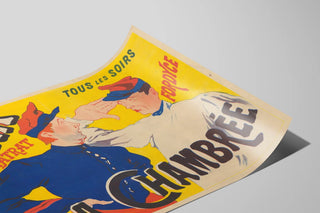 Vintage-Poster Scala à la Chambrée Wanddekoration — Ansicht des Kunstwerks