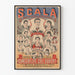 Vintage-Poster Scala Bourges Sommerkonzert Wanddekoration