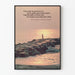 Plakat Strand bei Sonnenuntergang in Delaware