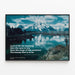 Plakat Landschaft Berg Grand Teton Nationalpark Wyoming — gerahmtes Bild an der Wand