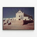 Plakat Laguna Mission, New Mexico – Traditionelle Architektur 1699 — gerahmtes Bild an der Wand