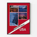 Dekoratives Poster Amerikanische Szene USA