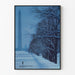 Poster Washington Monument und Kapitol unter Schnee in Washington D.C.