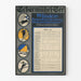 Vintage-Poster Fahrzeiten Winter 1911–12 Linie Furstenwalde-Saarow Scharmützelsee
