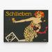 Vintage-Poster Schlieben Wanddekoration im Retro-Stil — gerahmtes Bild an der Wand