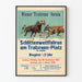 Poster vom Schlittenrennen im Trabrennpalast im Prater