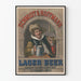 Vintage-Poster Schmidt & Hoffmann Lager Bier Cleveland
