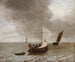 Bateaux à voile dans une brise - Ecole de Jan van de Capelle — Ansicht des Kunstwerks