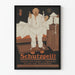 Vintage-Poster Schutzgeist Sicherheit Gas und Feuer