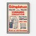 Vintage-Poster der finnischen Ausstellung Väinö Myllyrinne