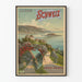 Vintage-Suisse-Jura-Route-Poster - Wanddekoration für Reisen und Natur
