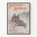 Vintage-Poster Scientific American Automobil und Ausfahrt