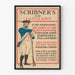 Vintage-Poster Scribner's Januar - Historische Wanddekoration
