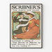 Vintage-Poster von Scribner's für März - Retro-Wanddekoration