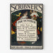 Vintage-Poster Scribner's für Oktober zum Herbstthema
