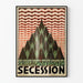 Jugendstil-Sektion Poster für Wanddekoration