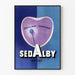 Vintage-Poster Wanddekoration Sedalby Herzbalance