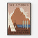 Vintage-Poster Wanddekoration Willkommen in Montana