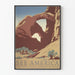 Vintage-Poster See America - Wanddekoration Amerikanische Landschaft