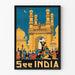 Vintage-Poster See India - Porte Charminar von Hyderabad