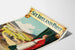 See Ireland First von Walter Till — Detail von Landschaft, grünem Vorhang und Schrift